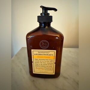 Bath & Body Works Aromatherapy Energizing Orange Ginger Hand Soap NEW Vintage
